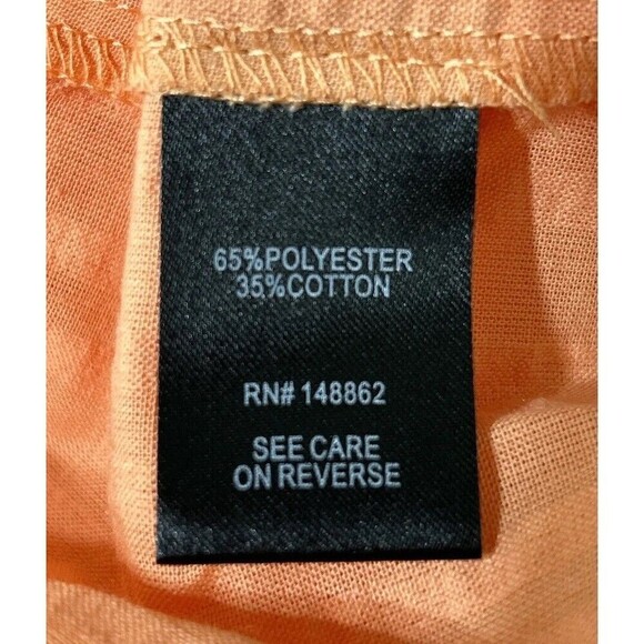 Torrid Seersucker Button Front Puff SS Top Papaya Punch Plus Size 2X (18/20) - Picture 8 of 11